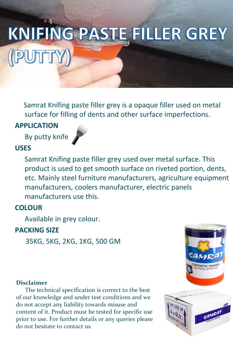KNIFFING PASTE FILLER PUTTY